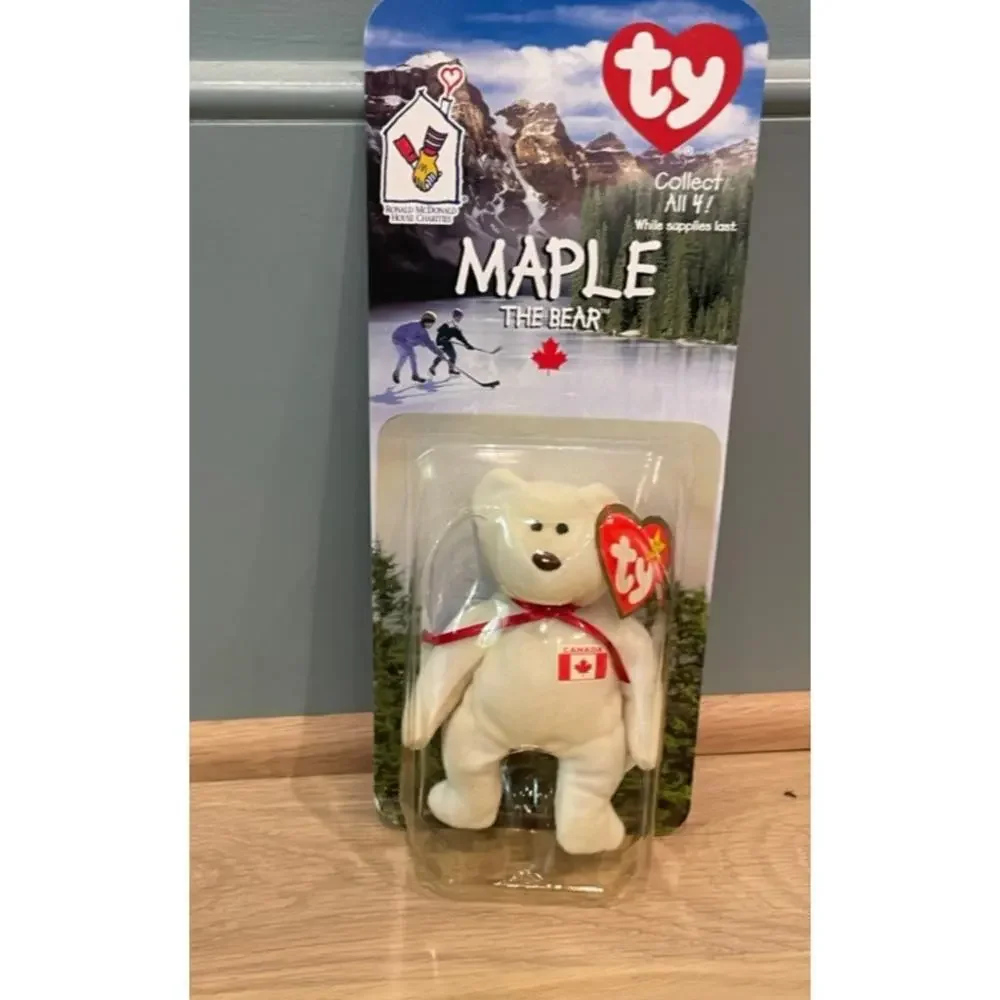 Set of 4 Rare International McDonald's 1999 TY Beanie Babies NEW